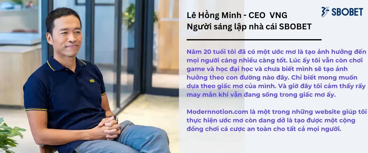 Lê Hồng Minh người sáng lập thị trường cá cược uy tín hàng đầu